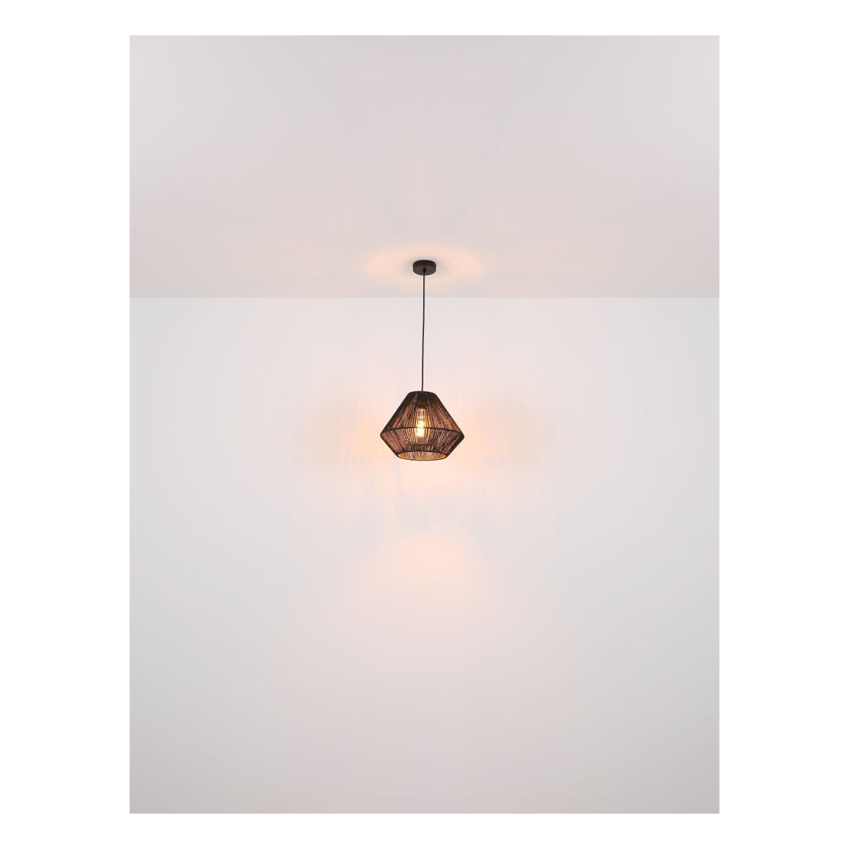 Hanglamp HOUDINI 35.0 cm 1-lichts Zwart