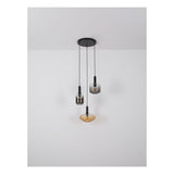 Hanglamp VALLETTA 100.0 cm 6-lichts Zwart