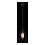 1XE27 17.1 cm 1-lichts Zwart