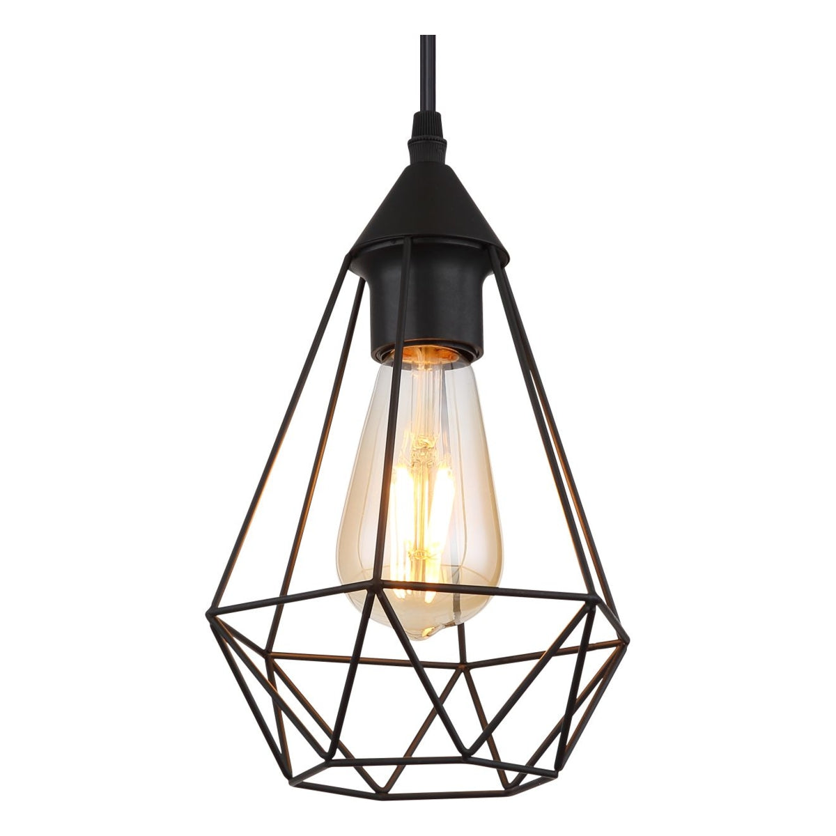 Hanglamp HÄNGELEUCHTE METALL SCHWARZ MATT