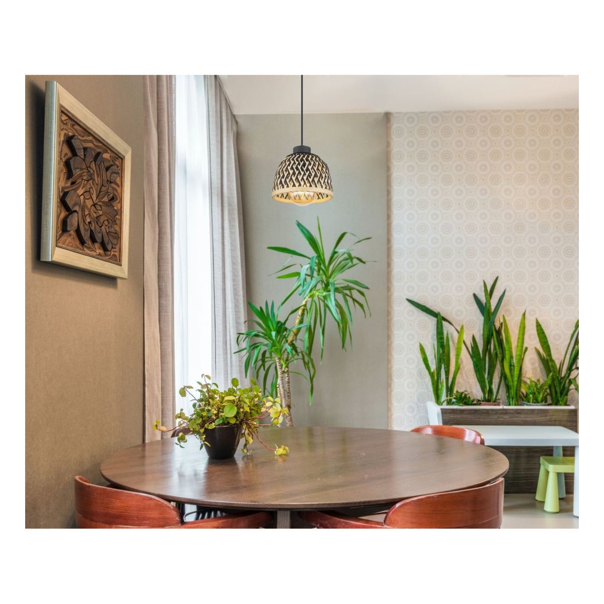 Hanglamp COLLY 20.0 cm 1-lichts Zwart