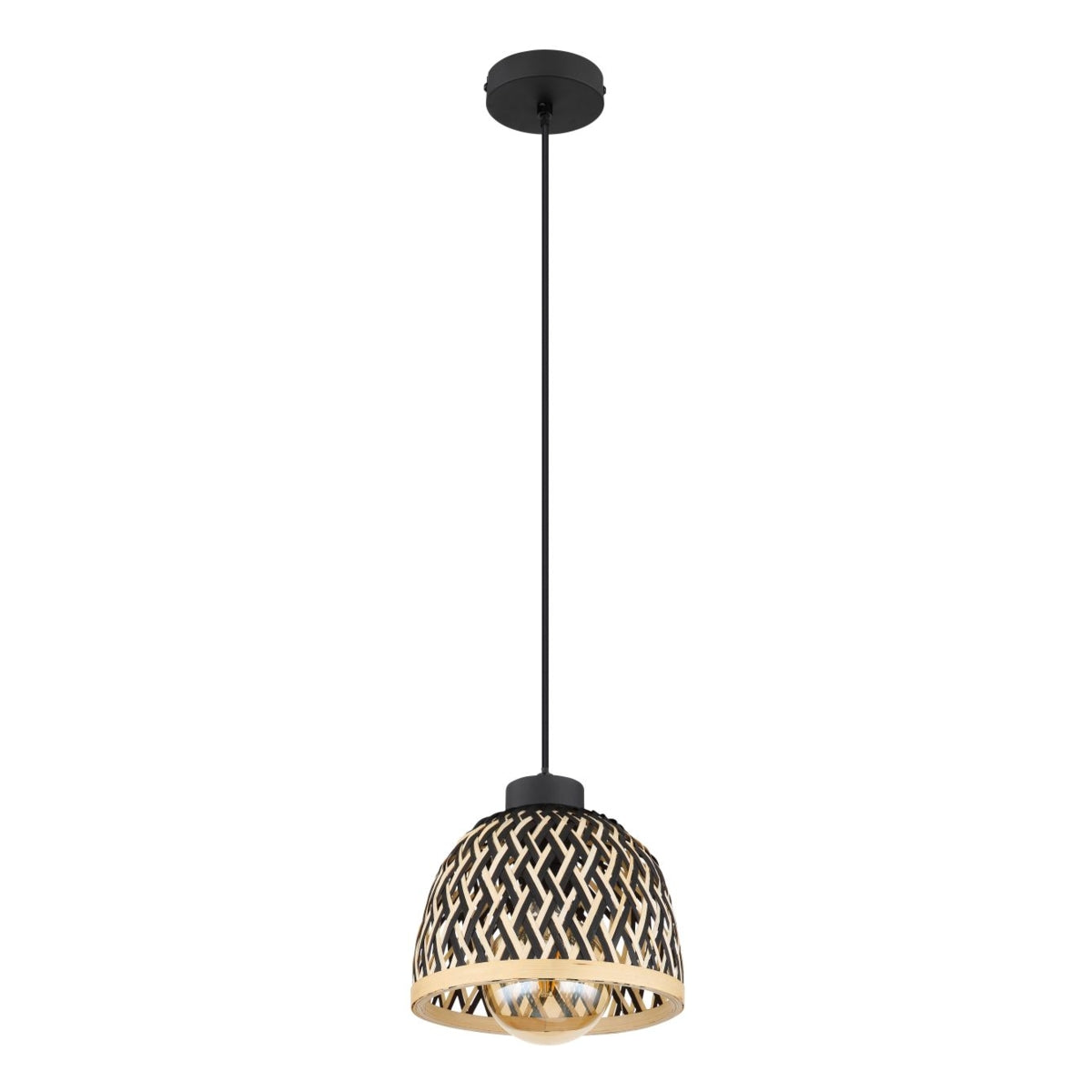 Hanglamp COLLY 20.0 cm 1-lichts Zwart