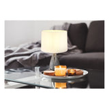 Tafellamp KISA Nickel E27 Metaal ø35.0cm H:54.0cm