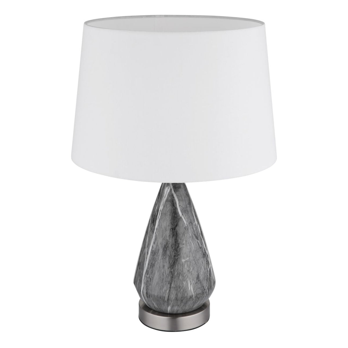 Tafellamp KISA Nickel E27 Metaal ø35.0cm H:54.0cm