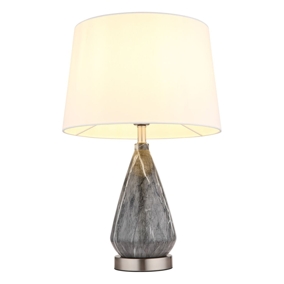 Tafellamp KISA Nickel E27 Metaal ø35.0cm H:54.0cm