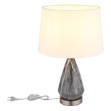 Tafellamp KISA Nickel E27 Metaal ø35.0cm H:54.0cm