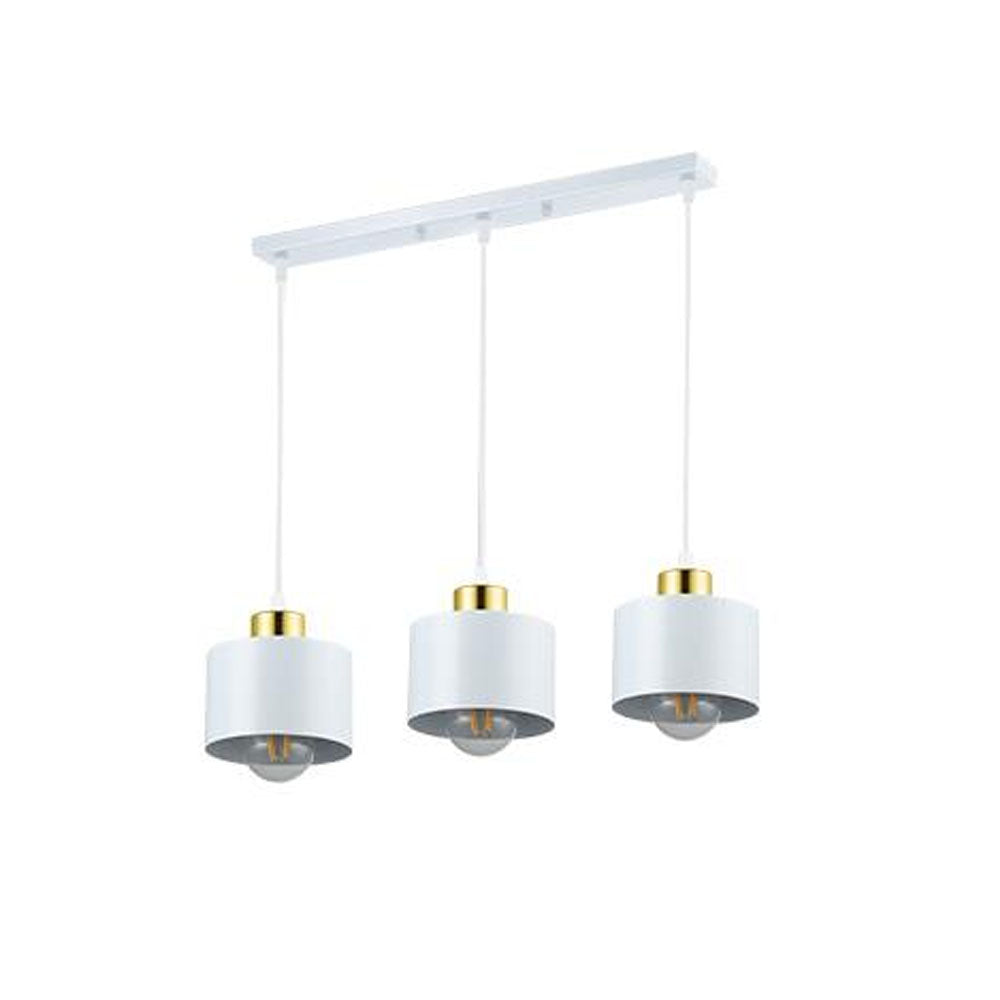 Moderne Hanglamp 29cm | LED 3 x E27 | Zwart