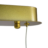 Langwerpige hanglamp 120cm | Goud | Lineair | 20 watt | 4000K | Close-up