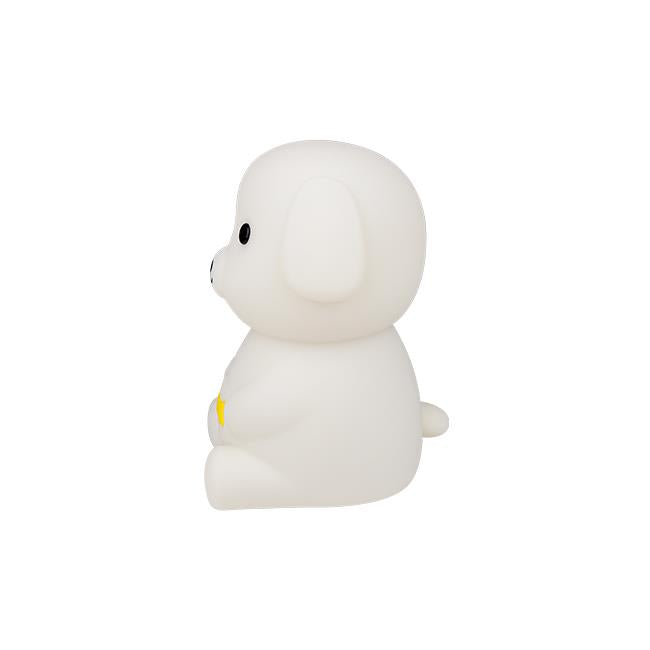 Nachtlampje kinderen | Hond met lamp | USB Oplaadbaar | RGB+Warm wit | 2,5 Watt