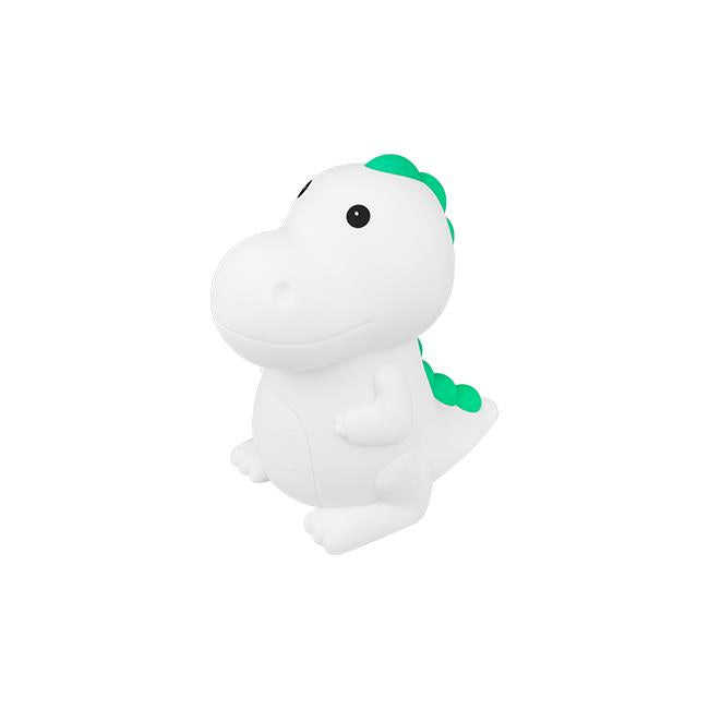 Nachtlampje kinderen | Dinosaurus met lamp | 0,45 Watt | 3000K+RGB | USB oplaadbaar
