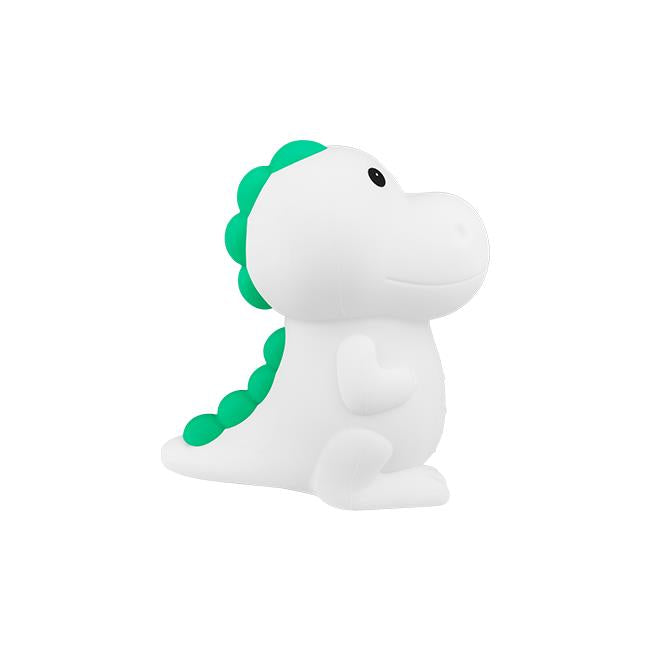 Nachtlampje kinderen | Dinosaurus met lamp | 0,45 Watt | 3000K+RGB | USB oplaadbaar