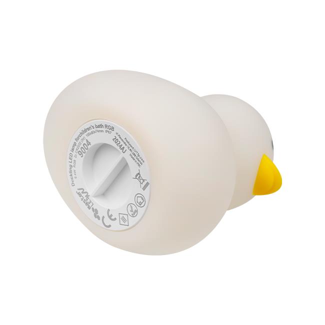Nachlampje | Badeend met lamp | RGB | Op Batterij | 0.4 Watt | IP67 waterdicht