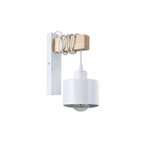 LED Wandlamp Embera |  E27 fitting | Hout Wit