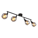 Opbouwspots GLYPTAR 4-lichts E14 80cm
