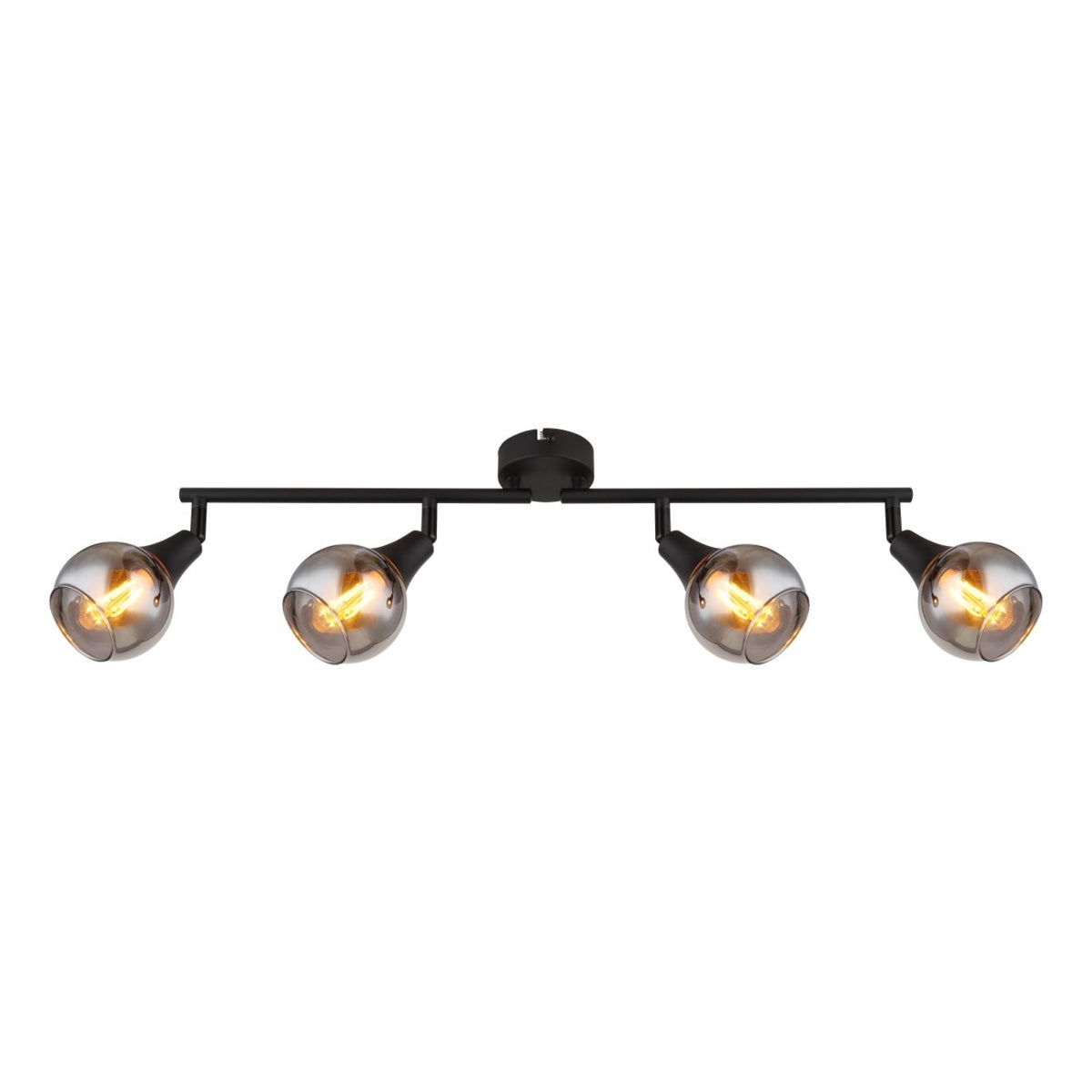 Opbouwspots GLYPTAR 4-lichts E14 80cm