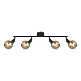 Opbouwspots GLYPTAR 4-lichts E14 80cm