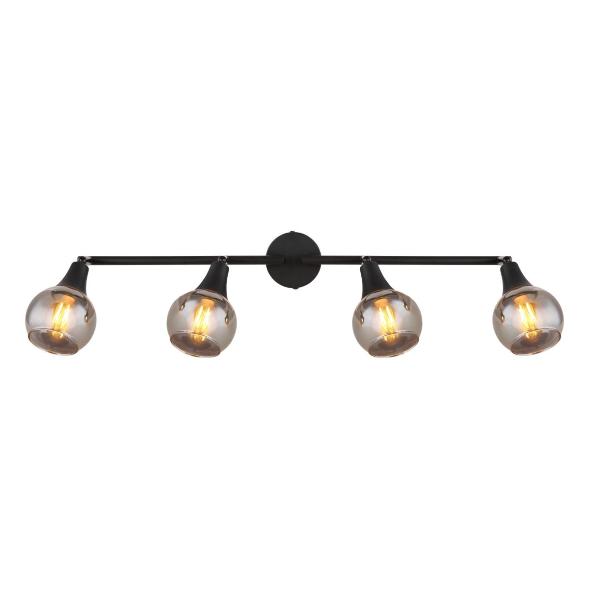 Opbouwspots GLYPTAR 4-lichts E14 80cm