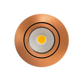 LED Dimbare inbouw spot 5W | Ø70mm | Koper