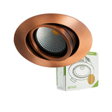 LED Dimbare inbouw spot 5W | Ø70mm | Koper