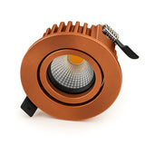 LED Dimbare inbouw spot 5W | Ø70mm | Koper