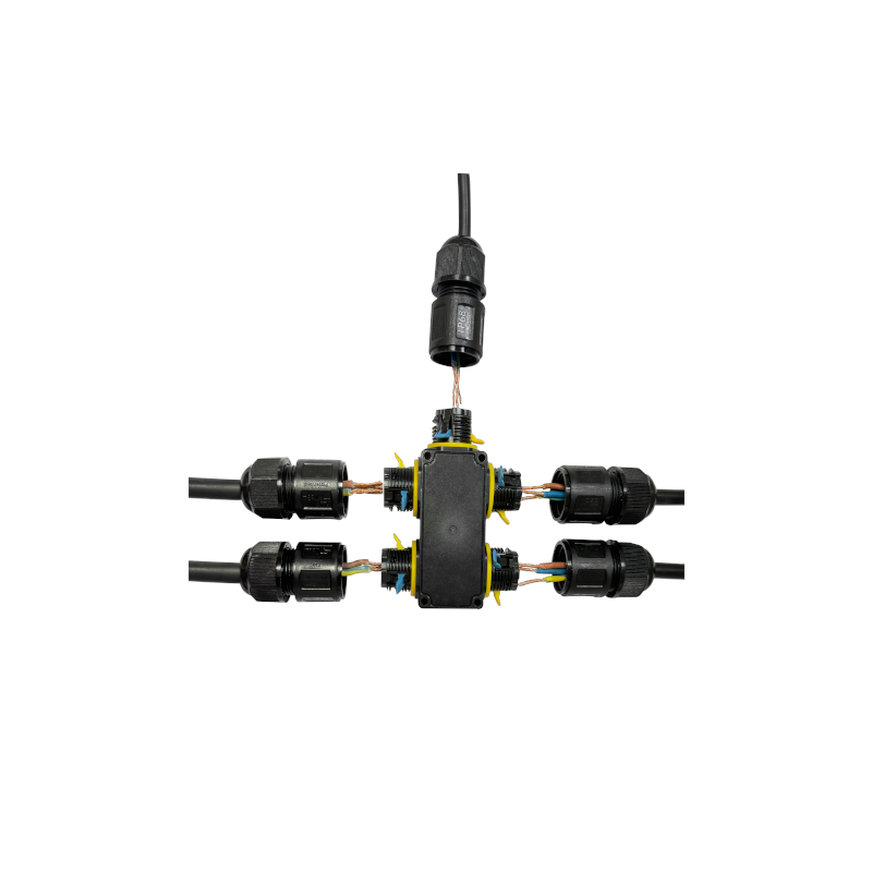 3 Pin | 5-weg quick connector | ip68 | 4-11mm