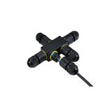 3 Pin | 5-weg quick connector zwart | ip68 | 4-11mm