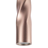 Moderne hanglamp met krul | 30 cm | Rosé Goud | GU10 fitting | Uit