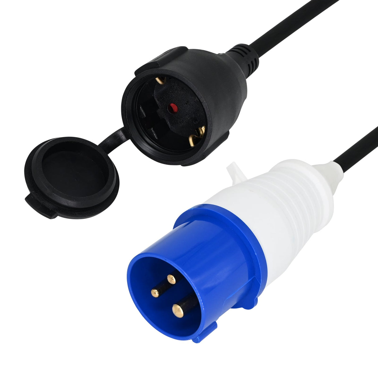Campingstekker | Geaard | 40 cm kabel