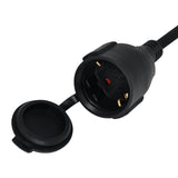 Campingstekker | Geaard | 40 cm kabel