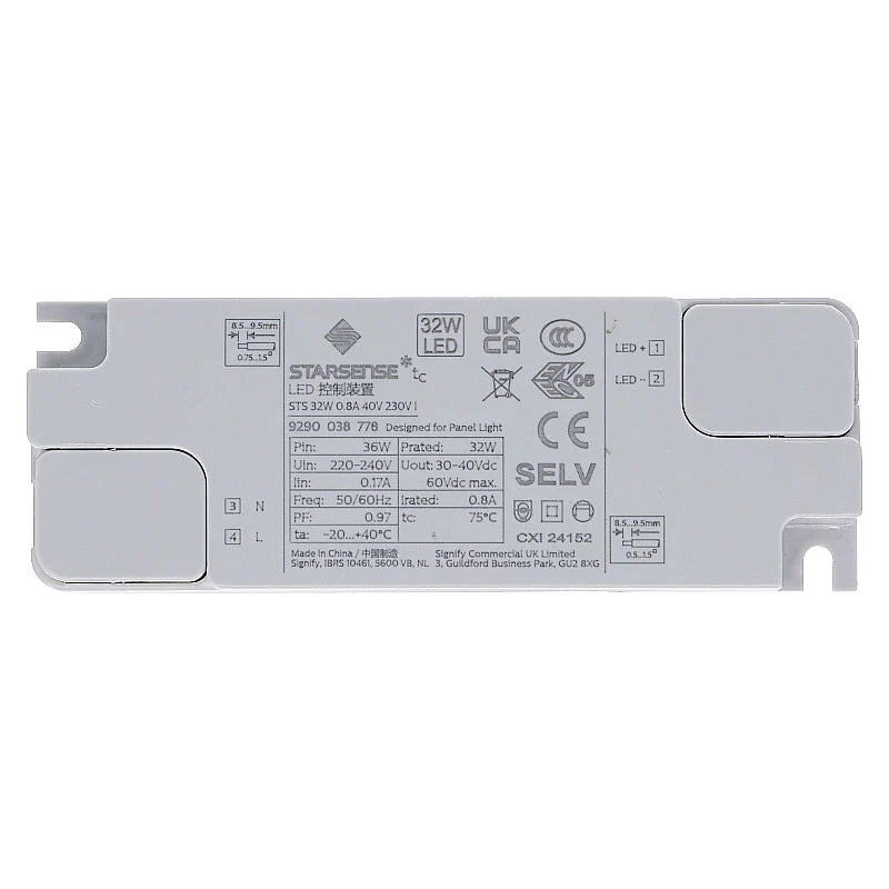 LED Paneel | EUROPA | 62x62cm | 30W | 4200 Lumen | Wit | CCT-Switch