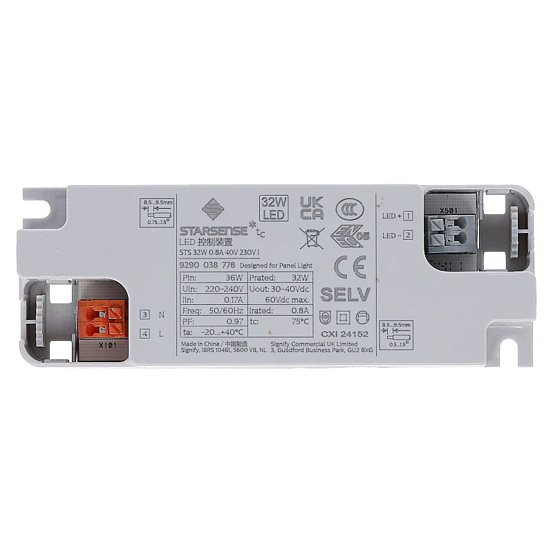 LED Paneel | EUROPA | 62x62cm | 30W | 4200 Lumen | Wit | CCT-Switch