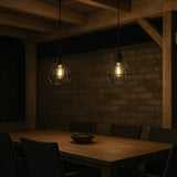 Moderne Hanglamp 10cm | LED E27 | Zwart | Attems