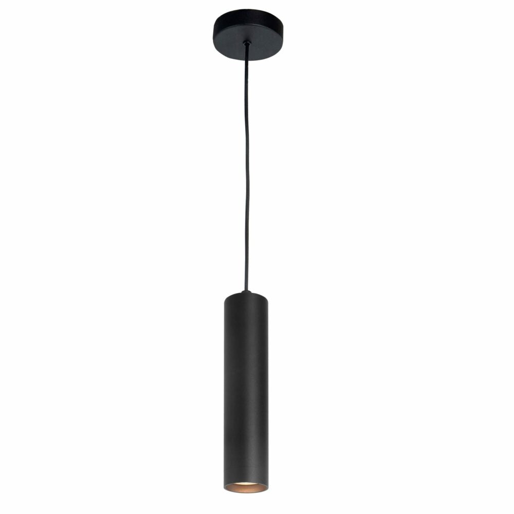 Highlight - Zwarte Hanglamp - langwerpig - 30cm | GU10 fitting | Perugia