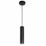 Highlight - Zwarte Hanglamp - langwerpig - 30cm | GU10 fitting | Perugia