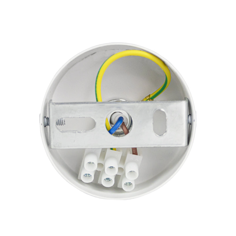 Hanglamp rond Ø100 | Tulip | Wit/ Goud | GX53 fitting | Aansluiting
