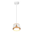 Hanglamp rond Ø100 | Tulip | Wit/ Goud | GX53 fitting | Aan foto