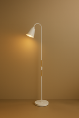 Vloerlamp | KOKO | 1x E27 | 145cm | Wit