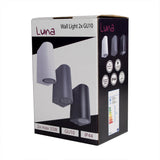 SMART LED Wandlamp | Tuya / WiFi | Santa barbara | Incl. 2x lichtbronnen | Antraciet