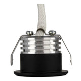 8x | Smart veranda inbouwspots zwart | 1.5 Watt | Complete set | Zigbee | HUE Compatible