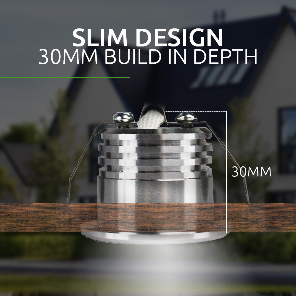 8x | Smart veranda inbouwspots wit | 1.5 Watt | Complete set | Zigbee | HUE Compatible