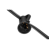 50M Prikkabel / Lichtsnoer met afstandsbieding | Incl. 87x LED lampen | DIMBAAR | 1W | 2700K | 24V | Plug & Play | Koppelbaar