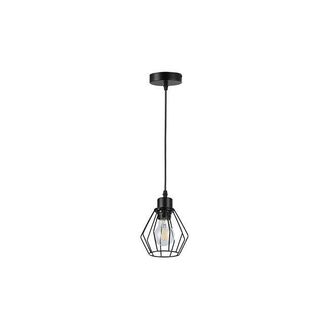 Moderne Hanglamp 10 cm - LED E27 - Zwart - Athene