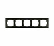 PF - 80.300.516 - V1 - Afdekraam - 5-voudig - Mat Zwart