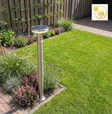 Solar LED buitenlamp staander 80 cm met sensor | Standaard | 4,4W | 3000K - Warm wit