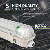 LED TL Armatuur | 120cm enkel | IP65 Waterdicht | incl. LED TL Buis 18W
