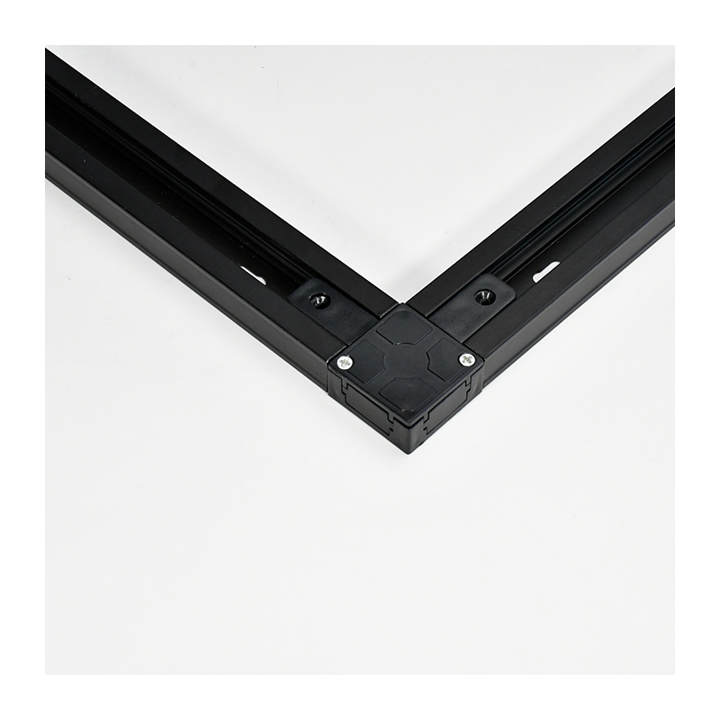 1-Fase Rails L-Vorm interne connector | Zwart