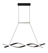 LED Hanglamp 28W Mat Zwart Langwerpig 2240 lm
