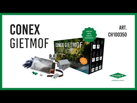 Conex Gietmofpakket | Hars + kabeldoos